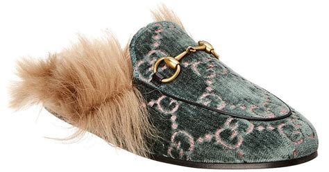 fur slippers gucci|gucci fur slippers women.